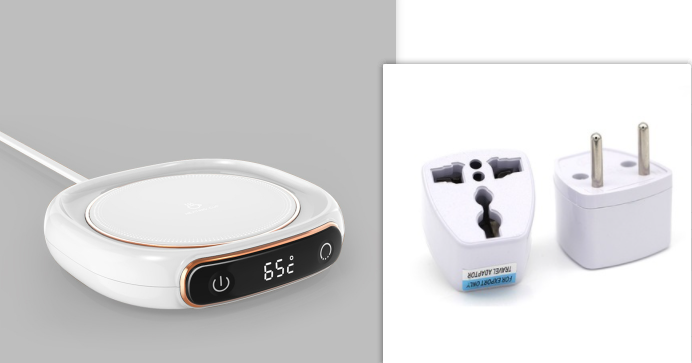 Calentador de tazas de café, posavasos inteligentes, aislamiento térmico, temperatura constante, almohadilla térmica de escritorio