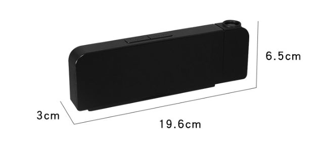 Reloj despertador con proyección de pantalla grande y LED, fuente grande