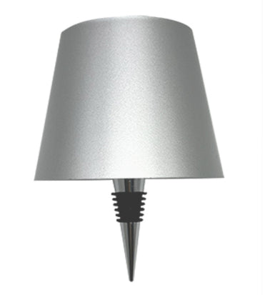 Lámpara de mesa con luz LED creativa para vino, con atenuación y carga para botellas de vino