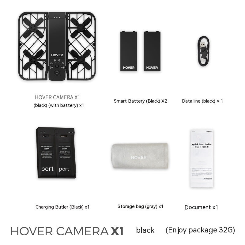 Dron de seguimiento con cámara de vuelo Hover Air X1