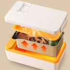 Rechargeable Home Office Worker Hot Rice Large Capacity Electric Heat Insulation Lunch Box