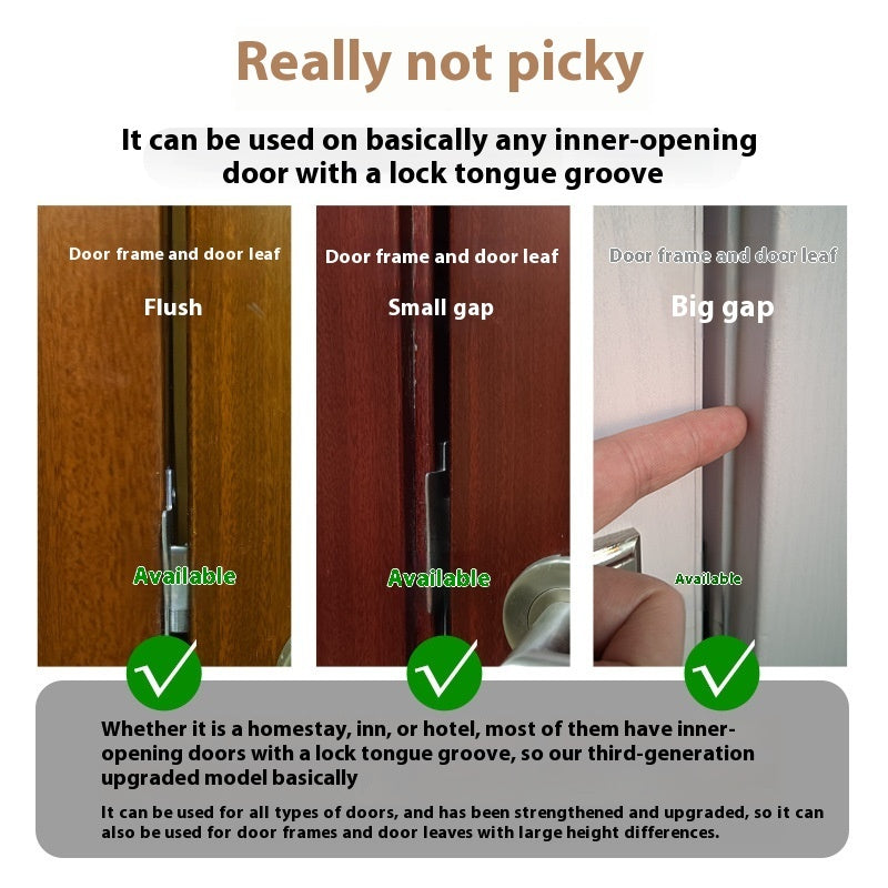 Traba puerta Manual, Dispositivo de seguridad para el hogar