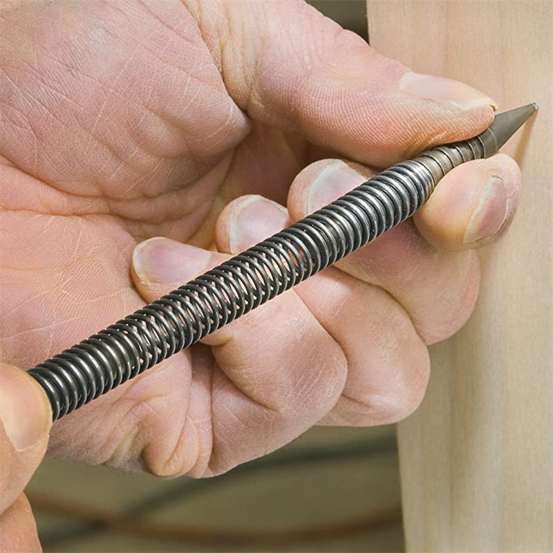 Juego de clavos con resorte de doble cabezal para herramientas de perforación