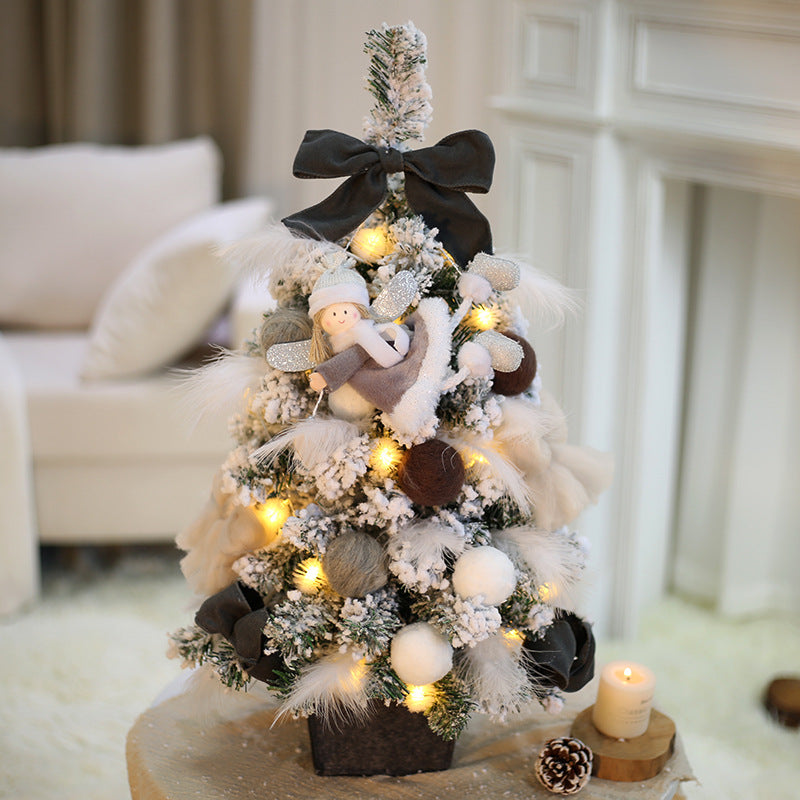 Adornos navideños Ins Corona Corona navideña 60cm Escritorio