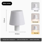 Lámpara de mesa con luz LED creativa para vino, con atenuación y carga para botellas de vino