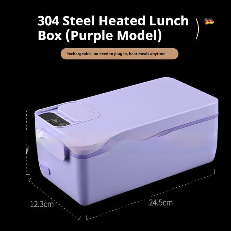 Rechargeable Home Office Worker Hot Rice Large Capacity Electric Heat Insulation Lunch Box