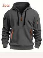 Dropped Shoulder Hooded Sweatshirt Men's Women's Plus Size Loose Pullover Fashion Sweatshirt
