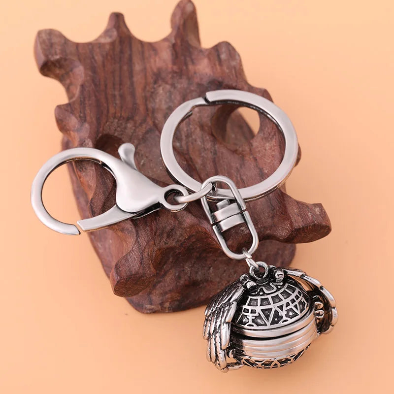 DIY Flash Memory Photo Pendant Jewelry Antique Metal Four-Color Angel Wings Locket Necklace Fashion Women Romantic Accessories