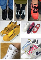 4Pcs/1Pair 100cm Elastic No Tie Shoelaces Metal Lock Shoe Laces For Kids Adult Sneakers Quick Shoelaces Semicircle Shoestrings