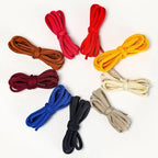 4Pcs/1Pair 100cm Elastic No Tie Shoelaces Metal Lock Shoe Laces For Kids Adult Sneakers Quick Shoelaces Semicircle Shoestrings