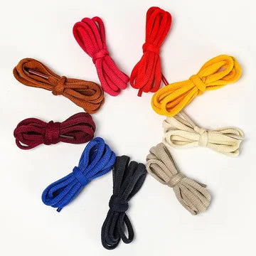 4Pcs/1Pair 100cm Elastic No Tie Shoelaces Metal Lock Shoe Laces For Kids Adult Sneakers Quick Shoelaces Semicircle Shoestrings