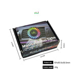 Automotive Atmosphere Light Air Outlet Rhythm Light Aromatherapy Pickup Light Automotive Air Outlet Decorative Light Colorful