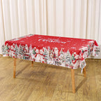 Christmas Tablecloth Christmas Decorations for Home 2025 Xmas Gifts Navidad New Year Winter Holiday Kitchen Dining Table Cover