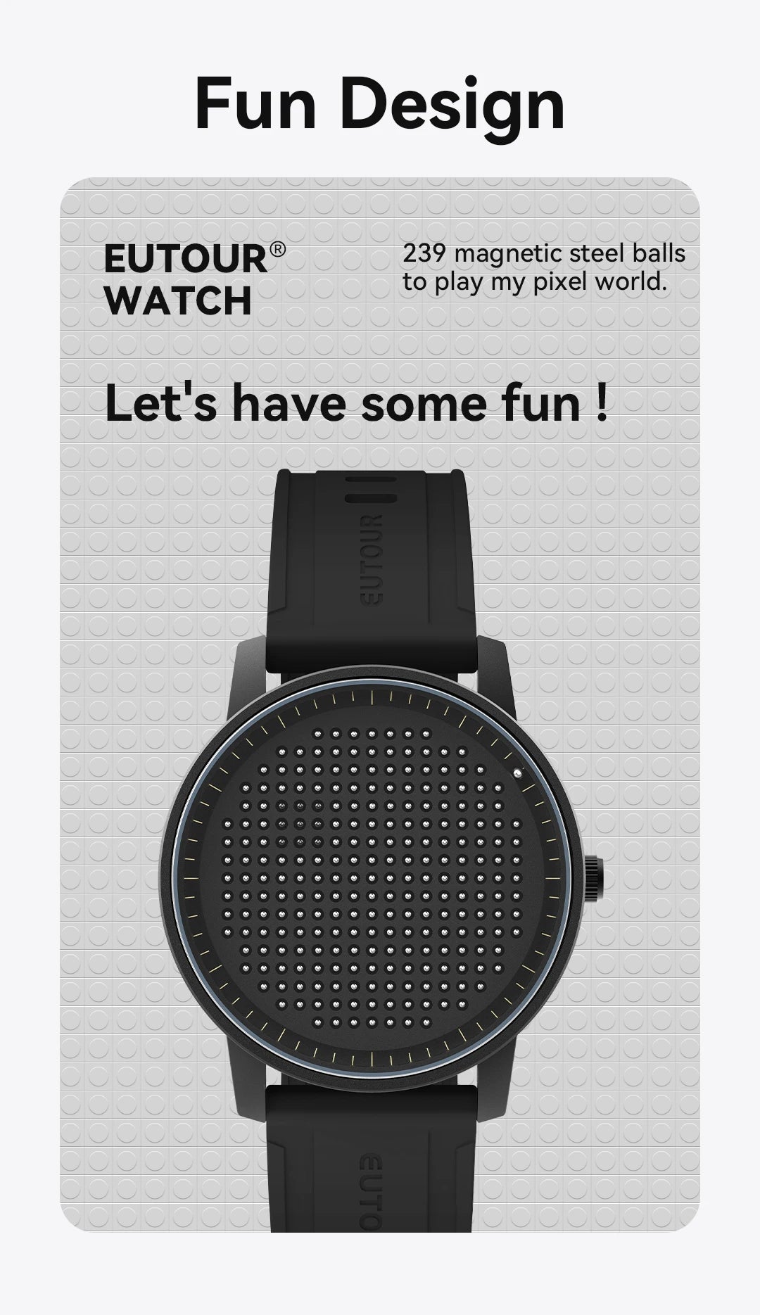 EUTOUR 2025 new magnetic fashion casual quartz watch simple men's watches silicone strap unisex watches