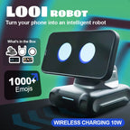 looi robot smartphone looi robot chatgpt large model English voice dialogue visual recognition interactive smart toy gift