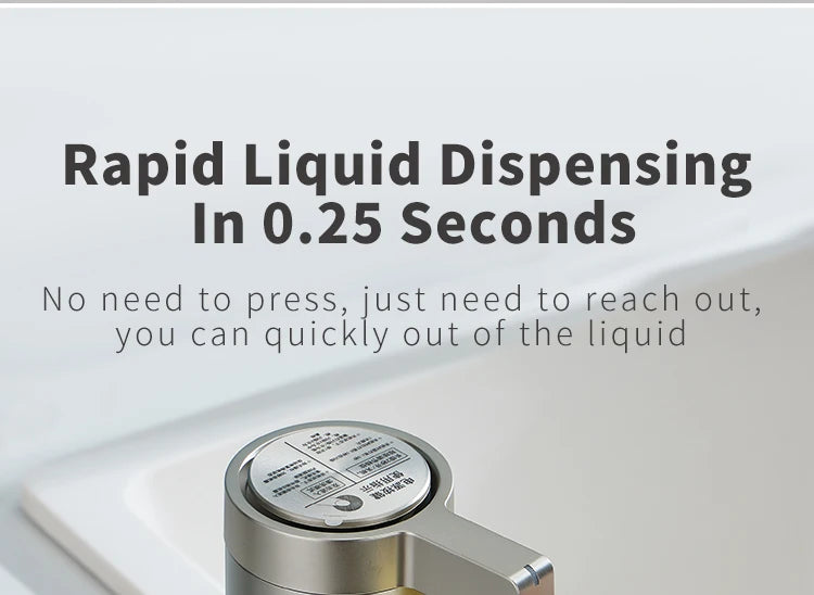 Kitchen Soap Machine Automatic Sensor Out of Hand Sanitizer Smart Electric Body Wash Soap Dispenser 304 Stainless Steel