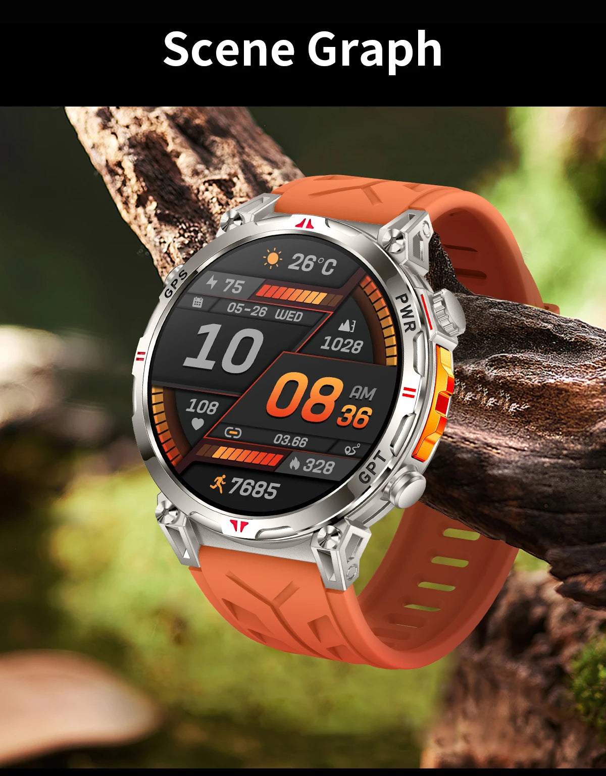 2025 New T-Rex 3 Ultra Original Military-Grade GPS Smart Watches Men Sport Tactics Compass BT Call Waterproof Swim Smart Bracelet