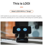 looi robot smartphone looi robot chatgpt large model English voice dialogue visual recognition interactive smart toy gift