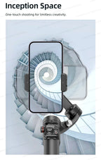 Handheld 3-Axis Gimbal Stabilizer for iPhone & Android, Anti-Shake Phone Holder with Tripod, for Vlogging & Video Recording