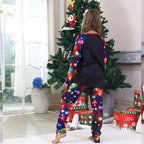 Christmas Family Matching Sets 2025 Father Mother Children Cartoon Pajamas+Pants 2Pcs Xmas Parent-Children Homewear Clothes Suit