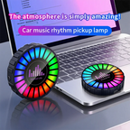 Automotive Atmosphere Light Air Outlet Rhythm Light Aromatherapy Pickup Light Automotive Air Outlet Decorative Light Colorful