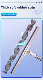 Silicone Scraper 50cm Wiper Floor Mop 360 Complete Household Magic Cleaning Broom Living Room Bathroom Cleaner Brooms Tool