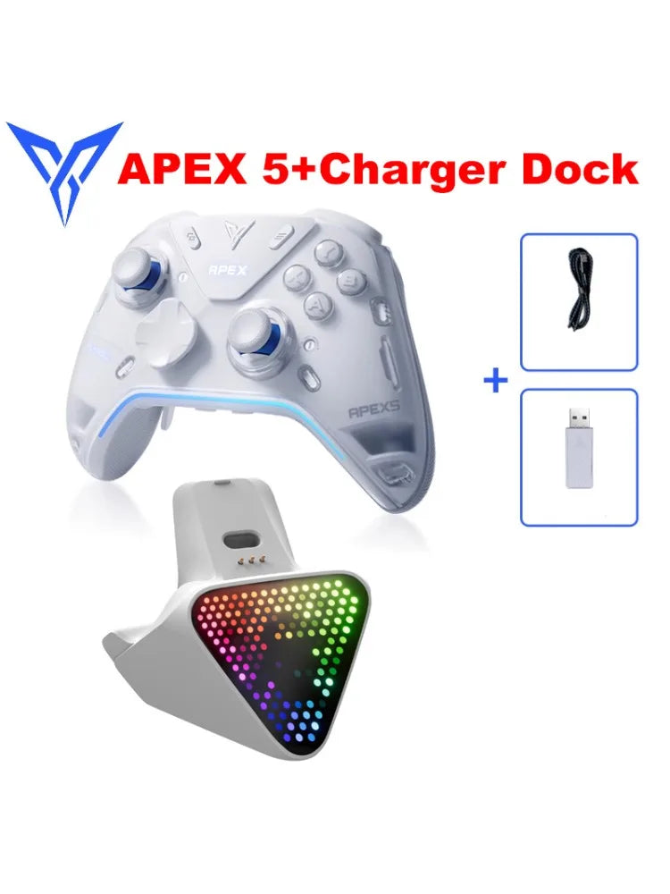 Official Global Version Flydigi APEX 5 Elite Gamepad With Charger Dock Bluetooth Gaming Controller For PC/Switch/Mobile/TV