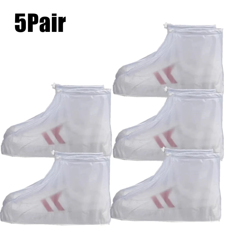 Silicone Waterproof Shoe Cover Unisex Shoes Protectors Rain Boots for Indoor Outdoor Rainy Reusable Quality non-slip shoe Cover