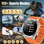 2025 New T-Rex 3 Ultra Original Military-Grade GPS Smart Watches Men Sport Tactics Compass BT Call Waterproof Swim Smart Bracelet