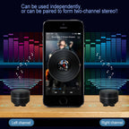 Bone conduction wireless speaker - sucker mount, TWS hi-fi sound enhanced bass, wearable loop, resonance features dynamic audio