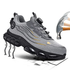 Men's Military Tactical Boots Army Boots Men Side Zipper Military Boots Men Anti-Slip Ankle Boots Work Safety Shoes Hiking Shoe