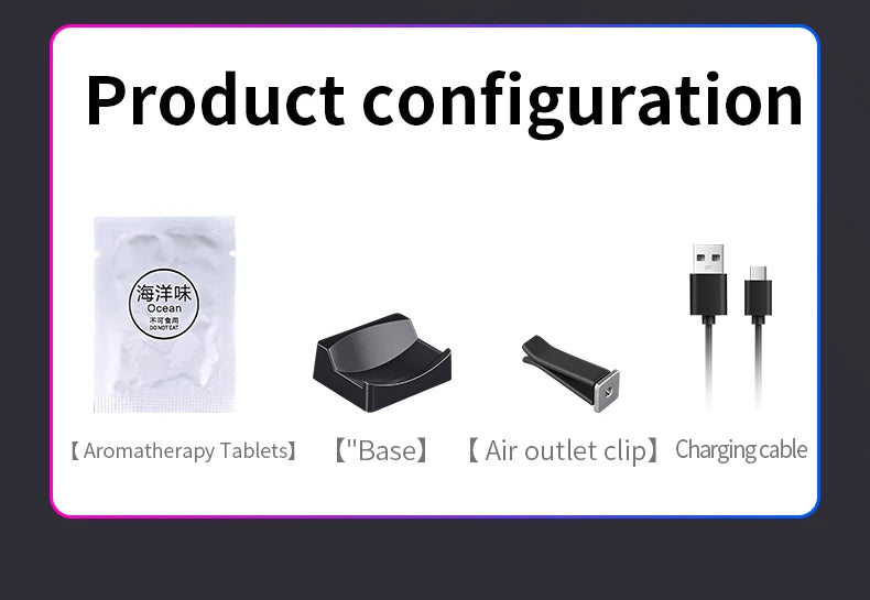 Automotive Atmosphere Light Air Outlet Rhythm Light Aromatherapy Pickup Light Automotive Air Outlet Decorative Light Colorful