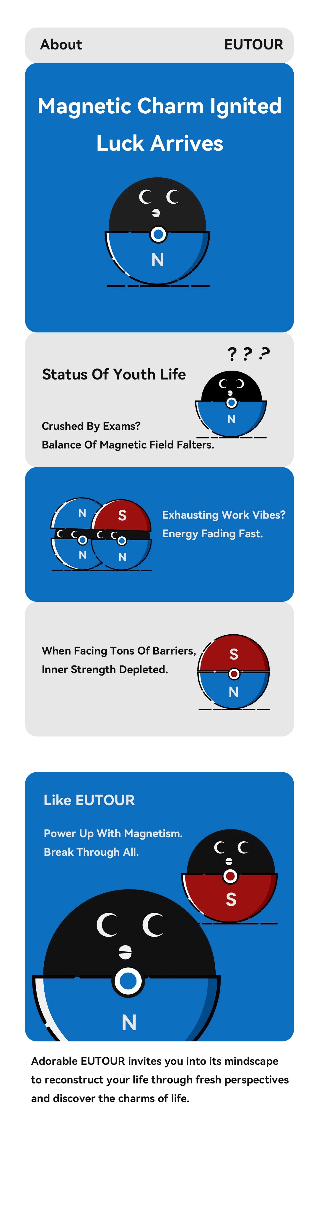 EUTOUR 2025 new magnetic fashion casual quartz watch simple men's watches silicone strap unisex watches