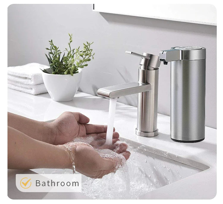 Kitchen Soap Machine Automatic Sensor Out of Hand Sanitizer Smart Electric Body Wash Soap Dispenser 304 Stainless Steel