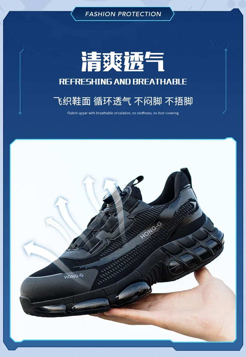 labor shoes safety work shoes anti puncture safety work sneakers safety shoes for men work Protective Work shoes with steel toe