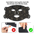 LED 8 Colors Face Mask and Neck Red Light  Near Infrared Therapy Anti Aging Wrinkle Acne Pore Oil Control Skin Tighten Whiten