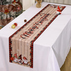 Christmas Gnome Table Runner Merry Christmas Decorations for Home 2025 Xmas Party Decor Navidad Natal Noel Gifts New Year 2026