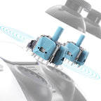 eXtremeRate Hall Effect Joystick Kit for PS5 Controller, 3D Analog Stick Repair Accessory with Sensor & Calibrate Board