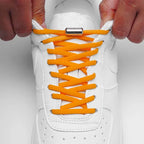 4Pcs/1Pair 100cm Elastic No Tie Shoelaces Metal Lock Shoe Laces For Kids Adult Sneakers Quick Shoelaces Semicircle Shoestrings