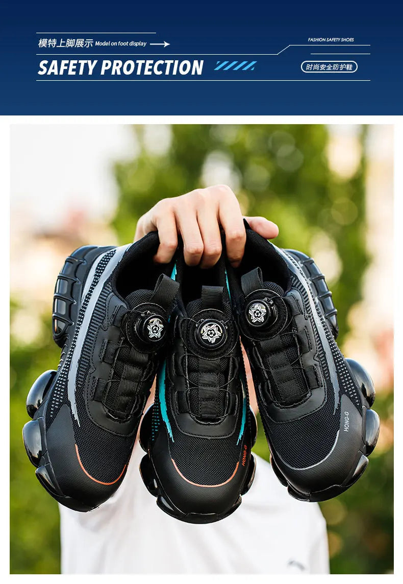 labor shoes safety work shoes anti puncture safety work sneakers safety shoes for men work Protective Work shoes with steel toe