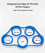 Silicone Five-Finger Training Hand Expanders Exerciser Wrist Stretcher Finger Gripper Expander Strength Rehabilitation Tensioner