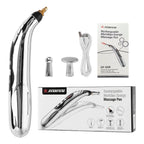 Rechargeable Acupuncture Pen 5/3 Heads Electric Muscle Pain Relief Relaxing Massage Pen Laser Energy Therapy Health Care Tool