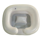 1pc Portable Shampoo Bowl, Inflatable Hair Washing Tray For Washing Hair Sitting Or Lying In Bedside, Lightweight Rinse Hair Bas