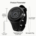 2023 men's gift Enmex creative industrial Lens and prism wristwatch coil design light sports fashion quartz watches