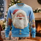 Christmas Men Women Sweatshirt 3D Printed Santa Claus Ugly Christmas Sweater Trendy Street Style Autumn Winter Casual Loose Tops