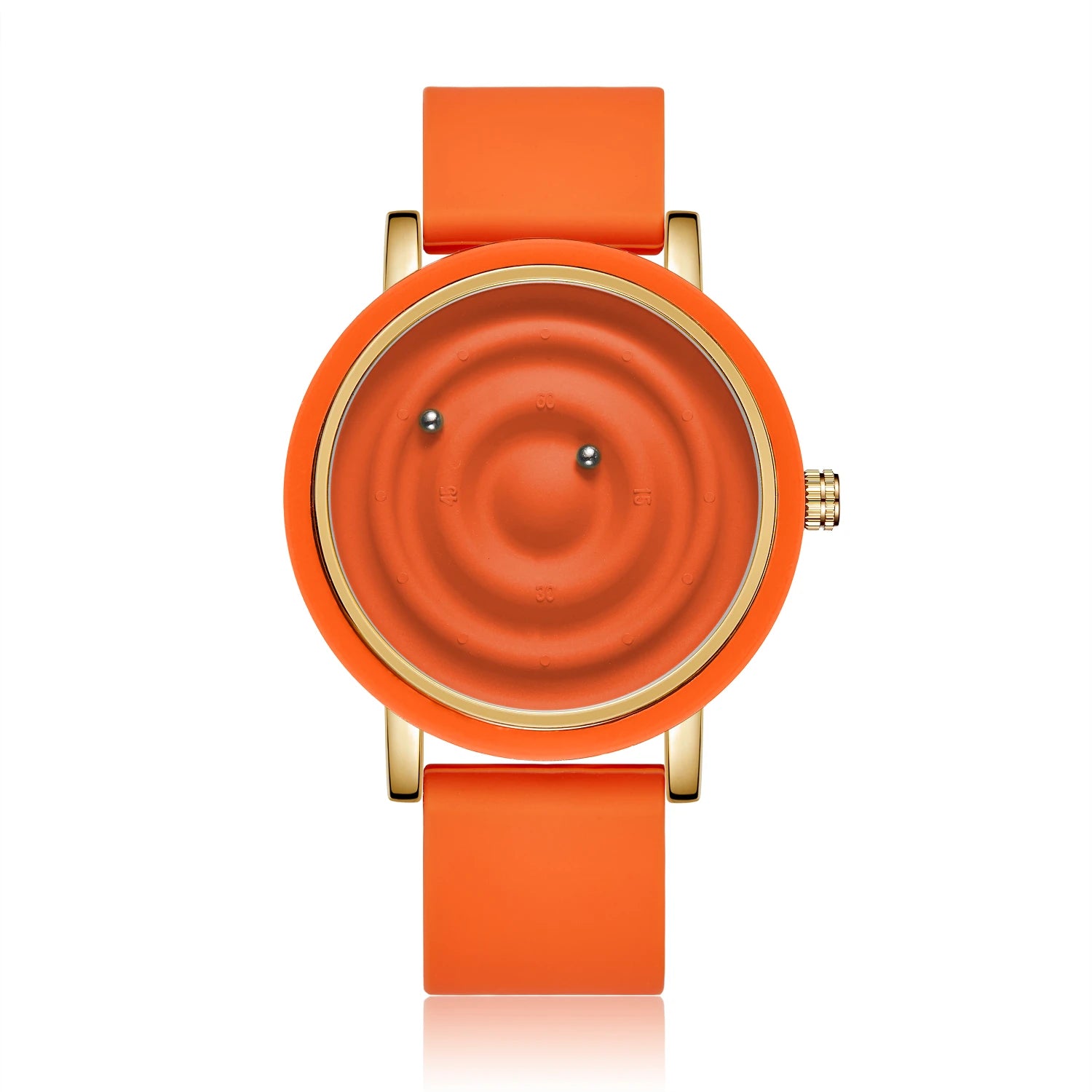 Personalized fashionable floating magnetic pointer free ball bearing creative simple waterproof quartz watch student women men