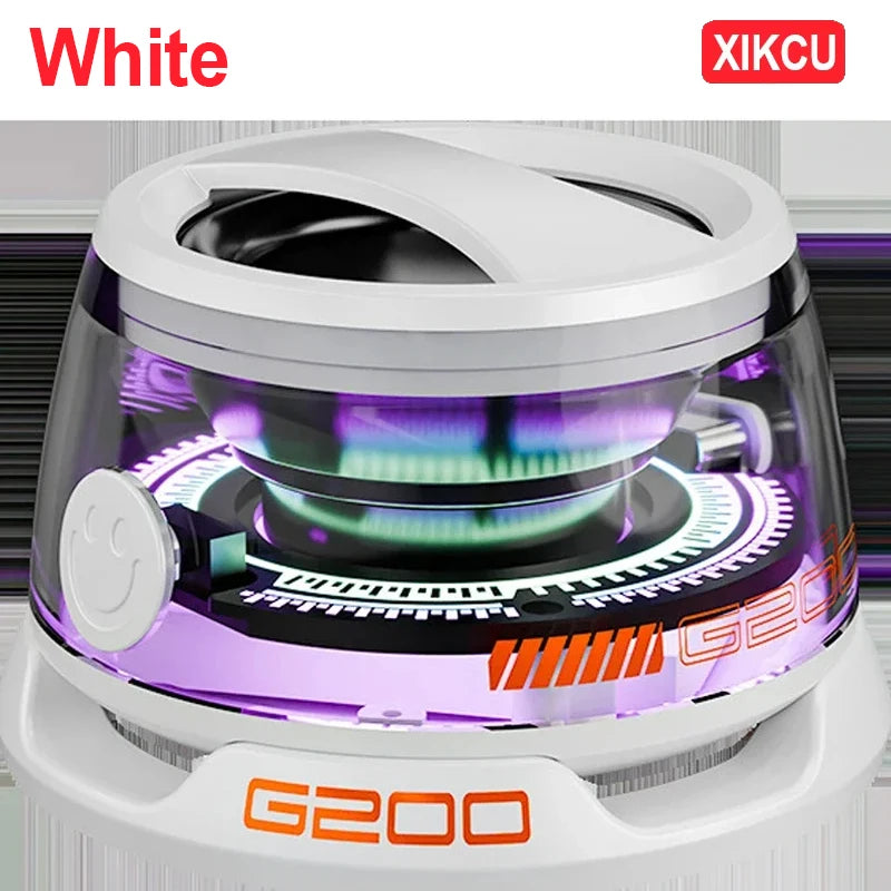 XIKCU Portable Mini Travel Stereo Outdoor Magnetic Bluetooth Speaker Wireless with RGB Color Light and Phone Holder for ios