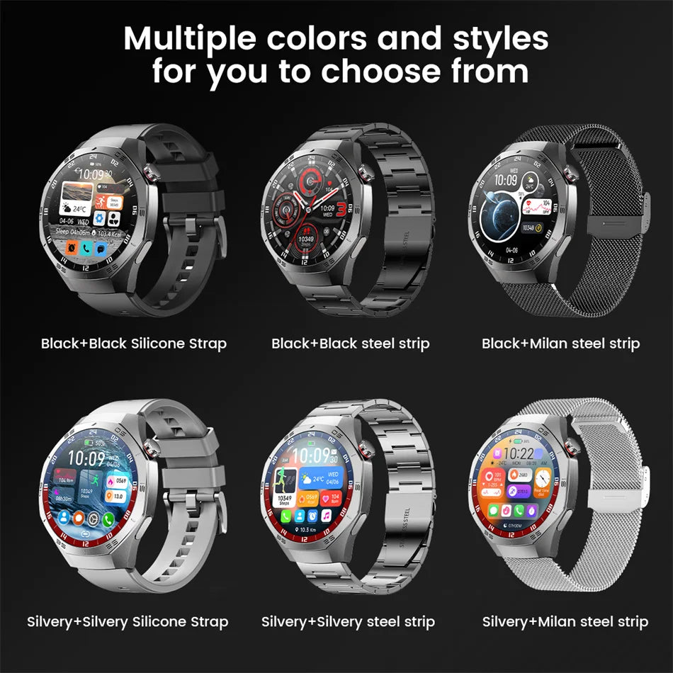 2025 New For Huawei Watch GT5Pro Military GPS Smart Watch Men Full Touch Screen Sport Fitness HealthTest Voice Call SmartWatch