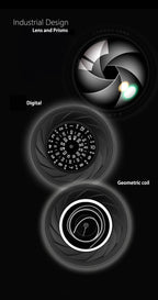 2023 men's gift Enmex creative industrial Lens and prism wristwatch coil design light sports fashion quartz watches