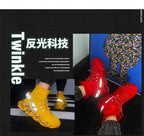 Street Red High Top Sneakers Man Fashion Platform Designer Running Shoes For Men Original Breathable Casual Men's Sports Shoes